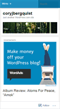 Mobile Screenshot of coryjbergquist.wordpress.com