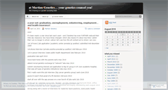 Desktop Screenshot of martiangenetics.wordpress.com