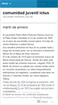 Mobile Screenshot of ictusahora.wordpress.com