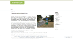 Desktop Screenshot of mostlymac.wordpress.com