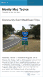Mobile Screenshot of mostlymac.wordpress.com