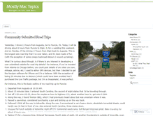 Tablet Screenshot of mostlymac.wordpress.com