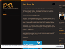 Tablet Screenshot of galvinaven.wordpress.com