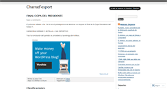 Desktop Screenshot of charradesport.wordpress.com
