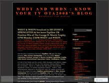 Tablet Screenshot of ota2008.wordpress.com