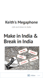 Mobile Screenshot of keithprabhu.wordpress.com