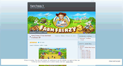 Desktop Screenshot of farmfrenzy3.wordpress.com
