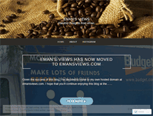 Tablet Screenshot of emansviews.wordpress.com