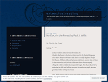 Tablet Screenshot of extensivereading.wordpress.com