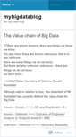 Mobile Screenshot of mybigdatablog.wordpress.com