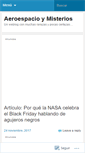Mobile Screenshot of aeroespacio.wordpress.com