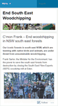 Mobile Screenshot of endsoutheastwoodchipping.wordpress.com