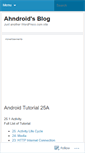 Mobile Screenshot of android4android.wordpress.com