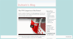 Desktop Screenshot of dubtails.wordpress.com