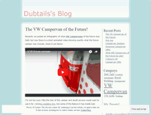 Tablet Screenshot of dubtails.wordpress.com