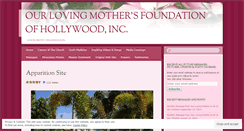 Desktop Screenshot of ourlovingmother.wordpress.com