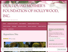 Tablet Screenshot of ourlovingmother.wordpress.com