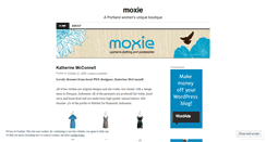 Desktop Screenshot of moxiepdx.wordpress.com