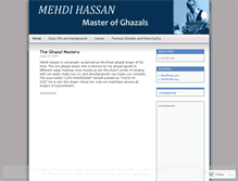 Tablet Screenshot of mehdihassan.wordpress.com