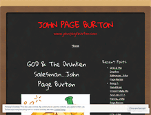 Tablet Screenshot of jpburtongroup.wordpress.com