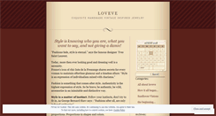Desktop Screenshot of myloveve.wordpress.com