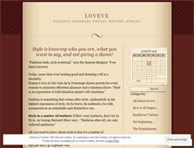 Tablet Screenshot of myloveve.wordpress.com