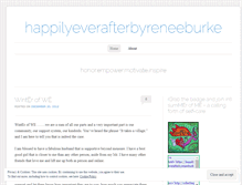 Tablet Screenshot of happilyeverafterbyreneeburke.wordpress.com