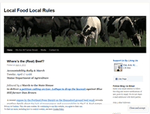 Tablet Screenshot of localfoodlocalrules.wordpress.com