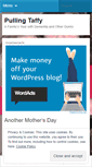 Mobile Screenshot of mytaffypull.wordpress.com