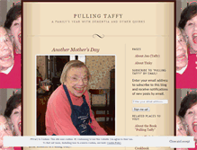 Tablet Screenshot of mytaffypull.wordpress.com