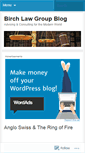 Mobile Screenshot of birchlawgroupblog.wordpress.com