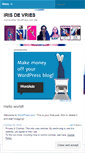 Mobile Screenshot of irismitricdevries.wordpress.com