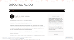 Desktop Screenshot of discursoacido.wordpress.com