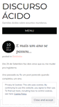 Mobile Screenshot of discursoacido.wordpress.com