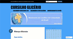 Desktop Screenshot of cursilhoglicerio.wordpress.com