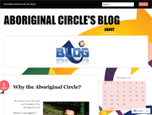 Tablet Screenshot of aboriginalcircle.wordpress.com