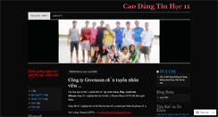 Desktop Screenshot of caodangtinhoc11.wordpress.com