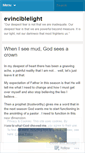 Mobile Screenshot of evinciblelight.wordpress.com