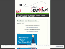 Tablet Screenshot of jeshmind.wordpress.com