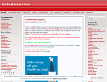 Tablet Screenshot of isladeseries.wordpress.com