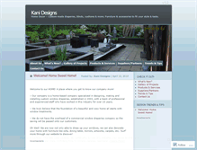 Tablet Screenshot of kanidesigns.wordpress.com