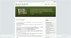Desktop Screenshot of boardgamerater.wordpress.com