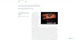 Desktop Screenshot of crazysexsites.wordpress.com