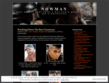Tablet Screenshot of nowman.wordpress.com