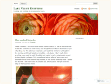 Tablet Screenshot of latenightknitting.wordpress.com