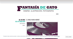 Desktop Screenshot of fantasiadegato.wordpress.com