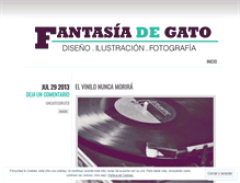 Tablet Screenshot of fantasiadegato.wordpress.com