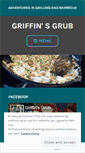 Mobile Screenshot of griffinsgrub.wordpress.com
