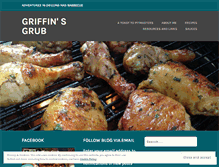Tablet Screenshot of griffinsgrub.wordpress.com