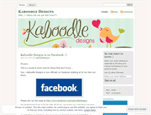 Tablet Screenshot of kaboodledesigns.wordpress.com